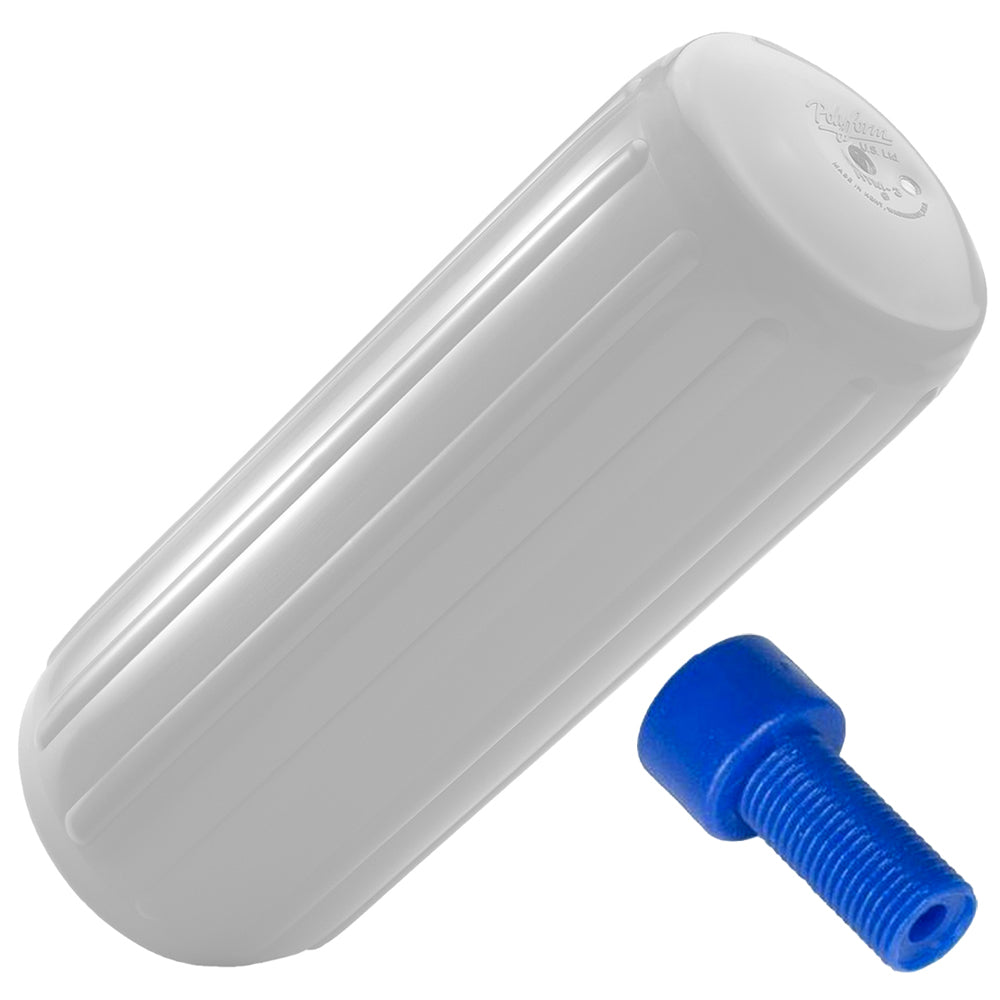 Polyform HTM4 Fender 135 x 348 White wAdapter HTM4 WHITE WAIR ADAPTER